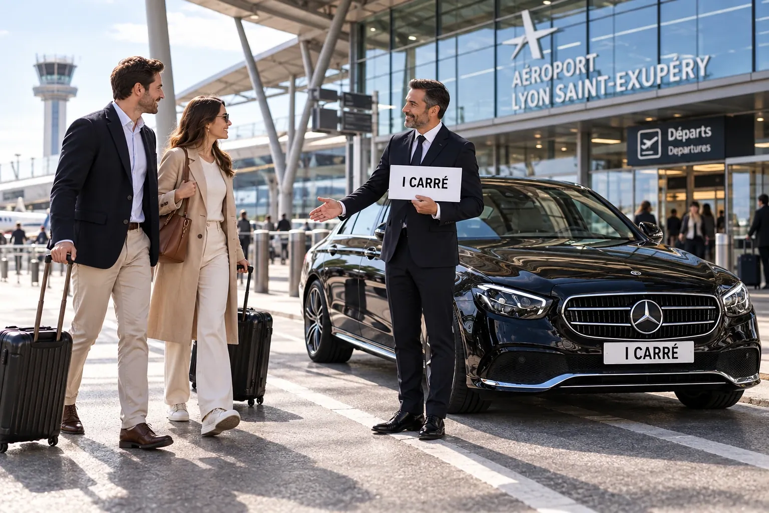 Berline VTC au départ de Saint-Lager