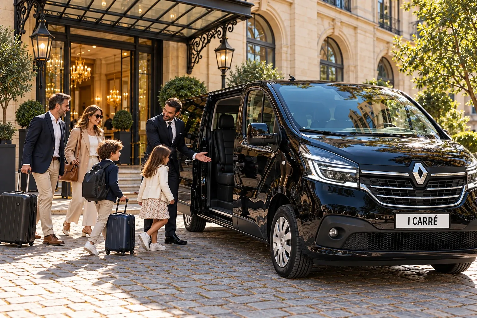 VSS-Cab van for a journey from Blacé