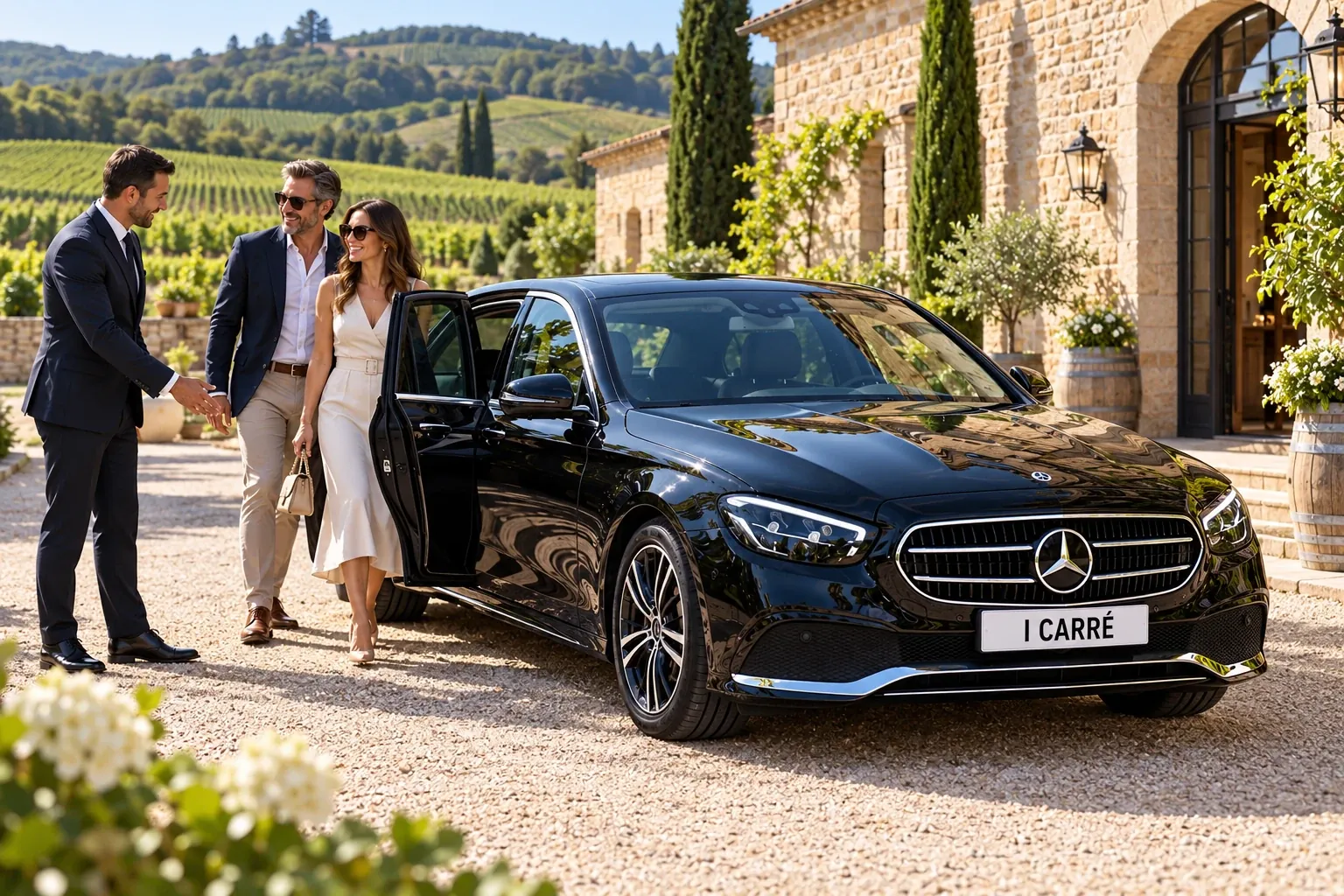 Chauffeur VTC à Villié-Morgon, alternative au taxi dans le Beaujolais