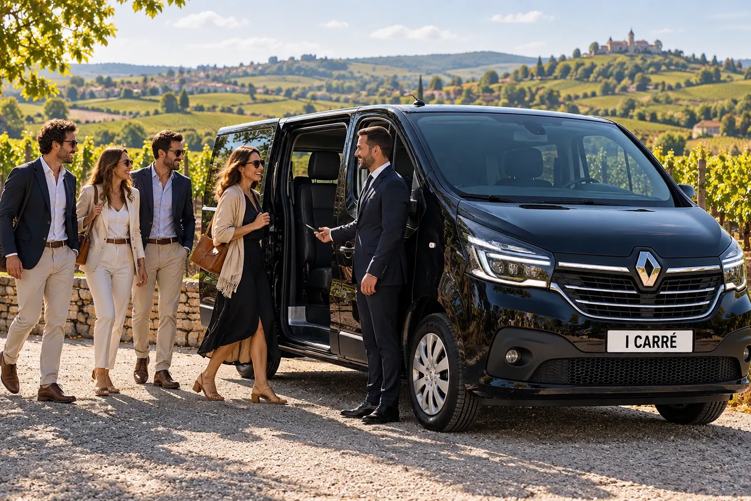 Chauffeur VTC à Belleville-en-Beaujolais, alternative au taxi dans le Beaujolais